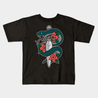 Snake & Dagger II Kids T-Shirt